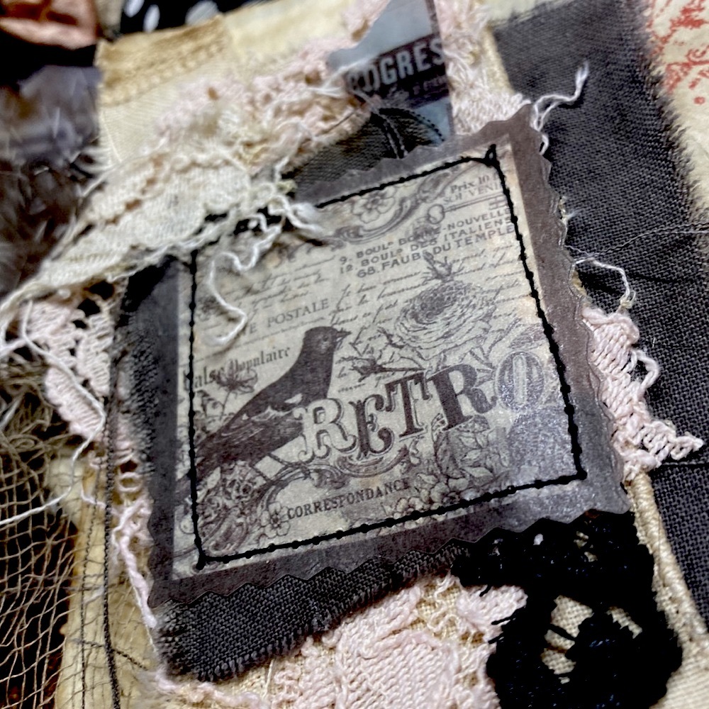 grungy gift card holder glassine bag - Picture 4 of 6